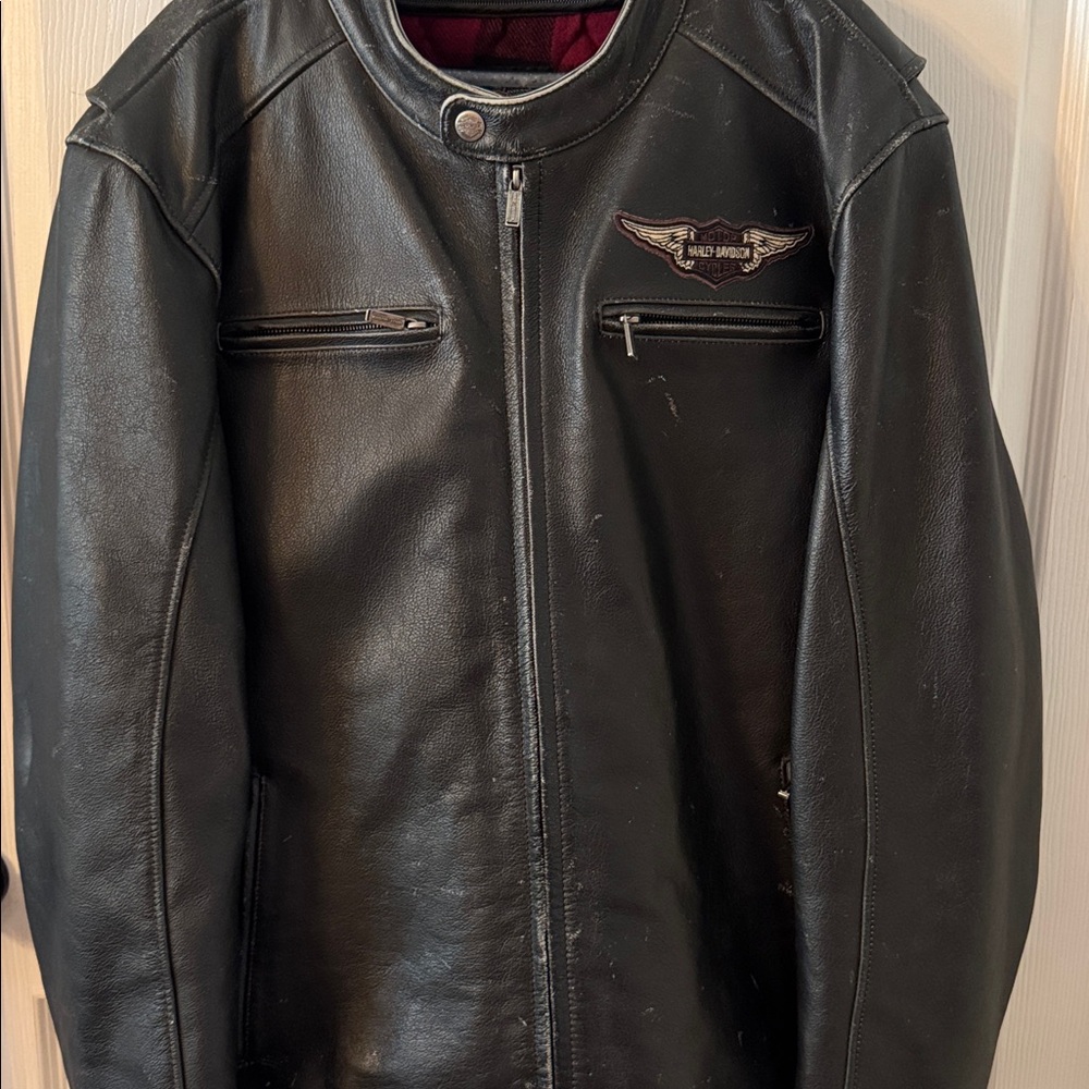Harley-Davidson Black Leather Riding Jacket